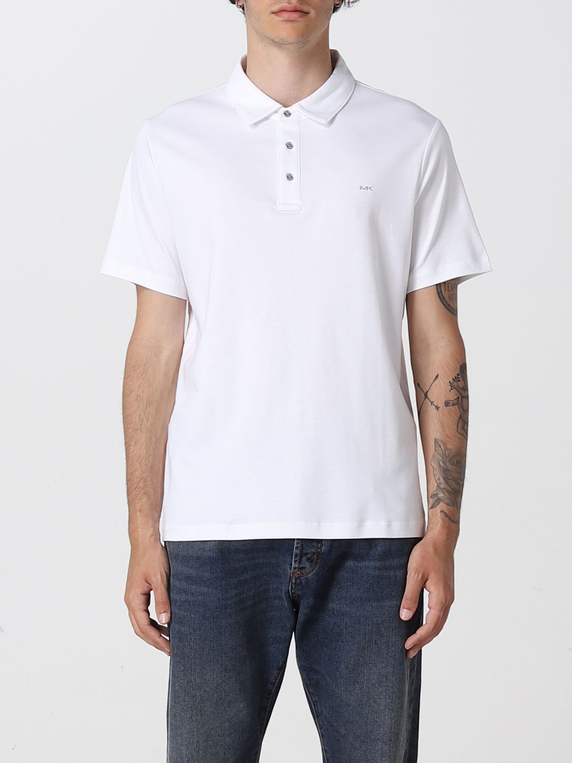 Polo Shirt Men color White
