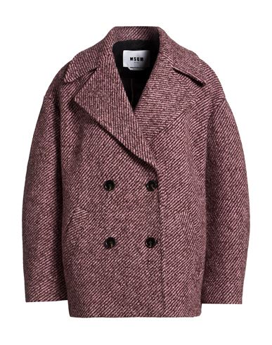 Woman Coat Pink Size 4 Virgin Wool