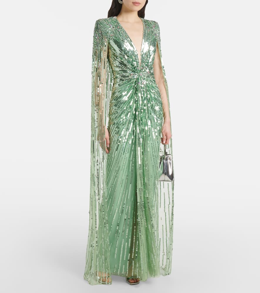 Gold Rush sequined gown