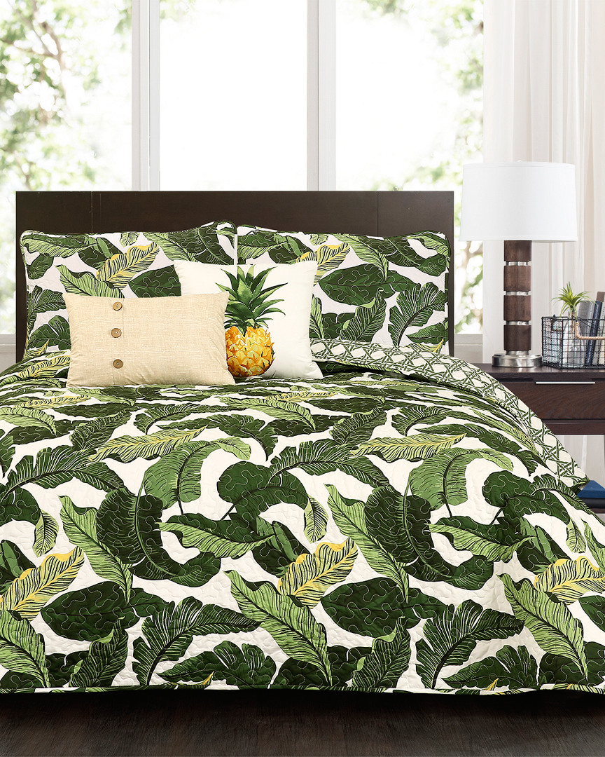 Lush Decor Tropical Paradise Quilt Set