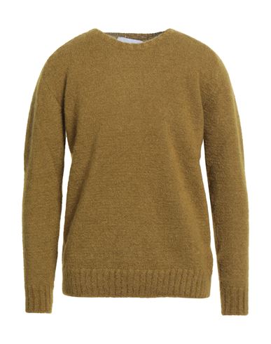 Man Sweater Khaki Size XL Superkid mohair, Polyamide, Elastane