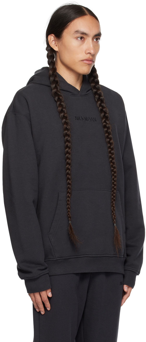 Black Air Jordan Wordmark Hoodie