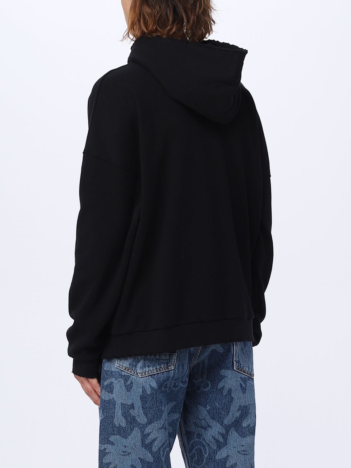 Sweatshirt Men color Black