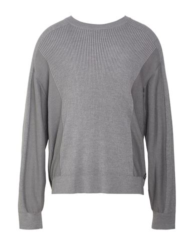 Man Sweater Grey Size XS Acrylic, Cotton, Virgin Wool