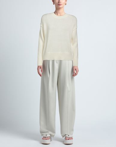 Caractère Woman Sweater Ivory Size XL Virgin Wool, Nylon