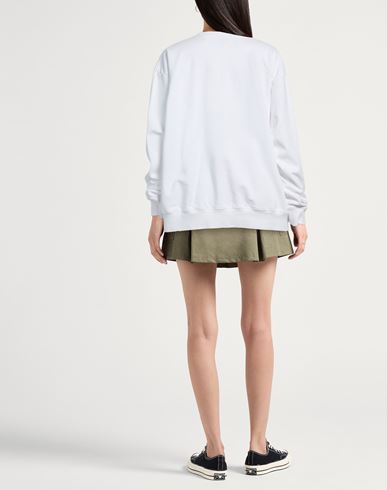 Woman Sweatshirt White Size XL Cotton