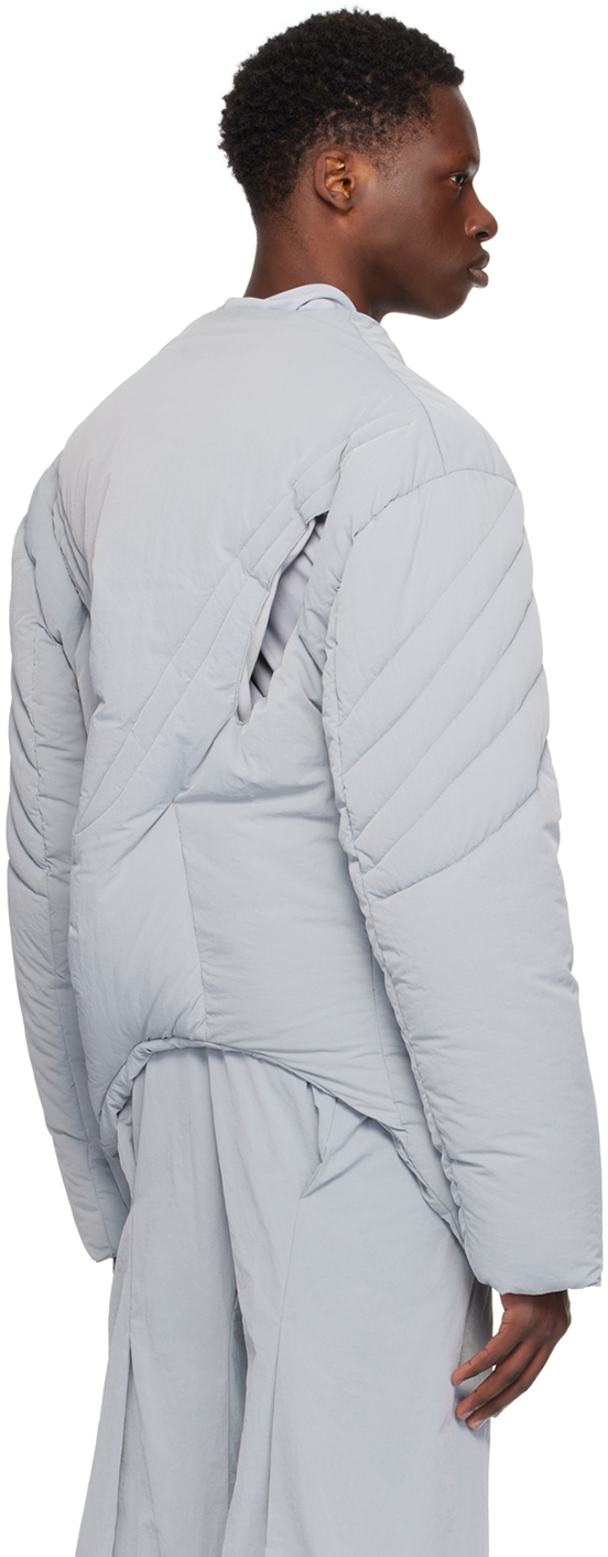 Nuba SSENSE Exclusive Gray Puffer Jacket