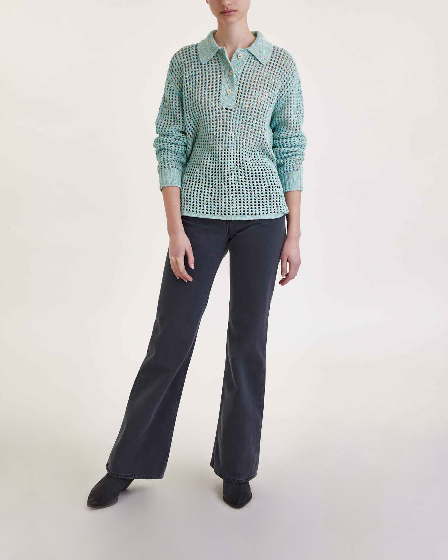 Acne Studios Sweater FN-WN-KNIT000547 Aqua