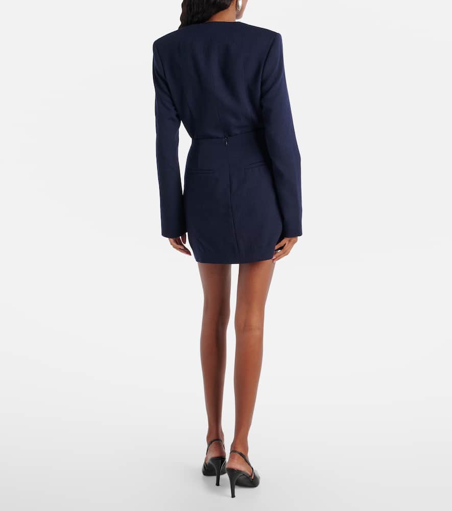 Jeanette virgin wool miniskirt