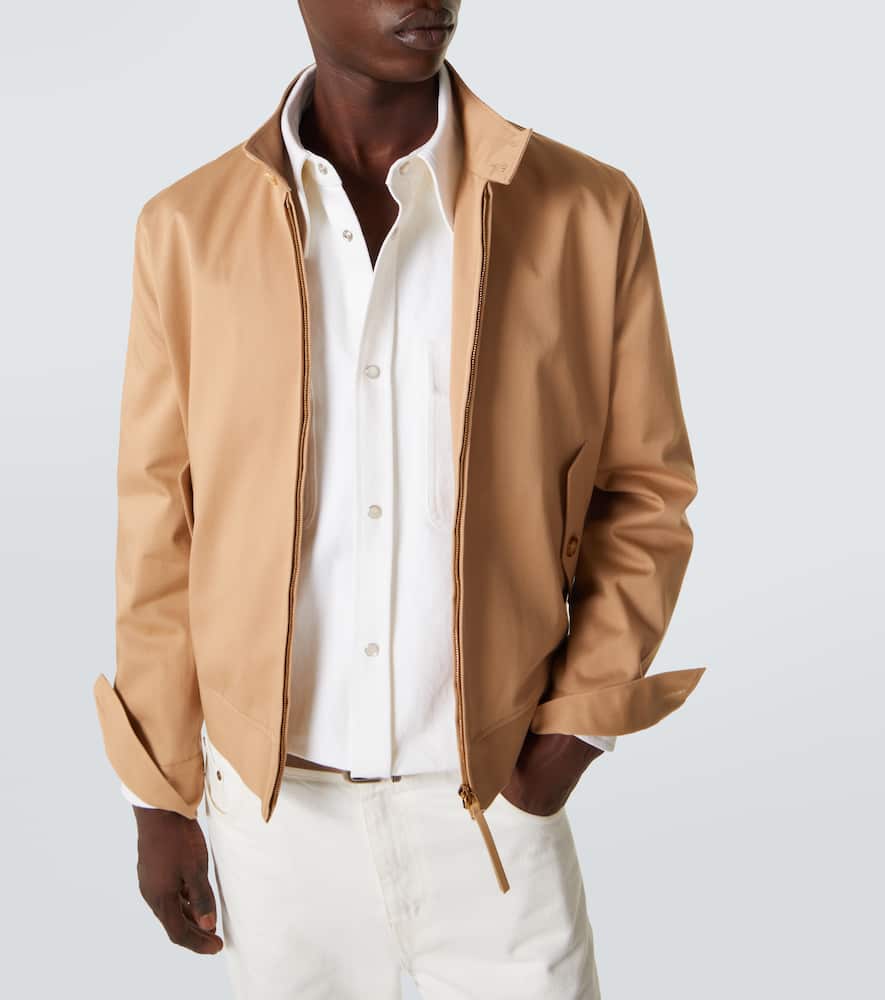 Cotton blouson jacket