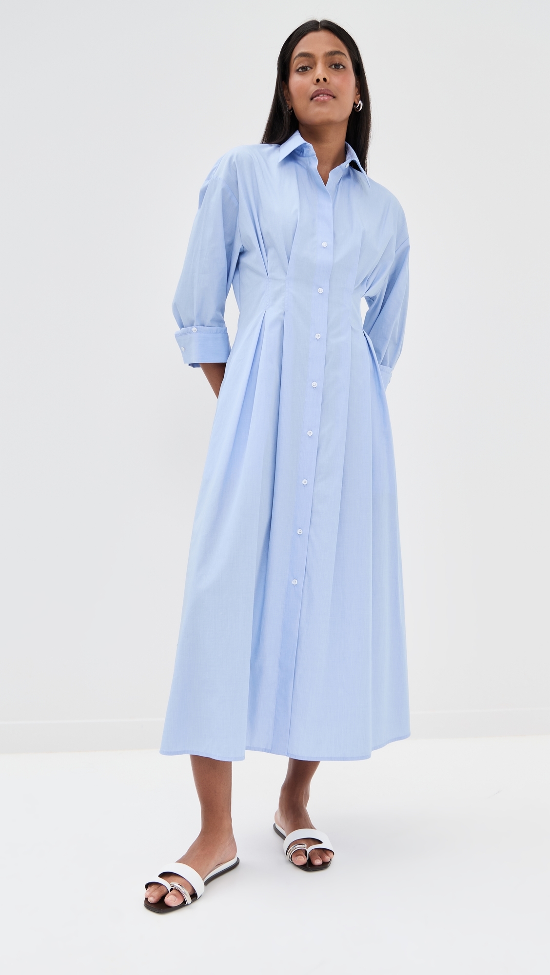 TWP Dress Oxford Blue