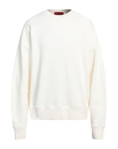 Man Sweatshirt White Size L Cotton