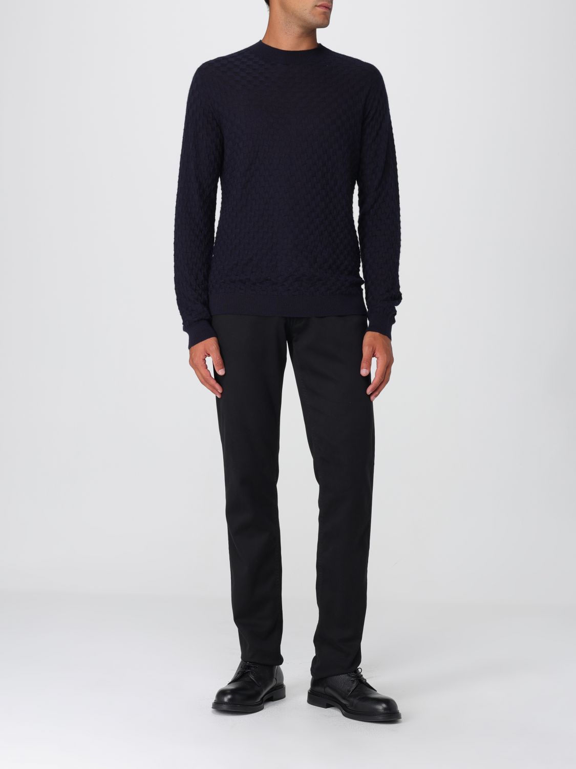 Textured sweater - Black