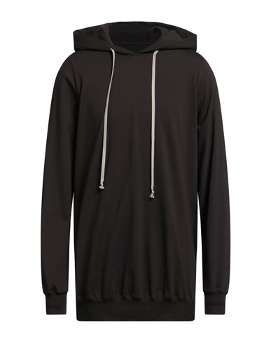 Man Sweatshirt Dark brown Size S Cotton