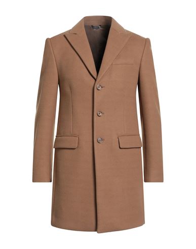 Man Coat Camel Size 38 Polyester