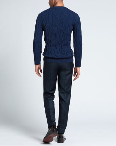 Man Sweater Blue Size S Merino Wool