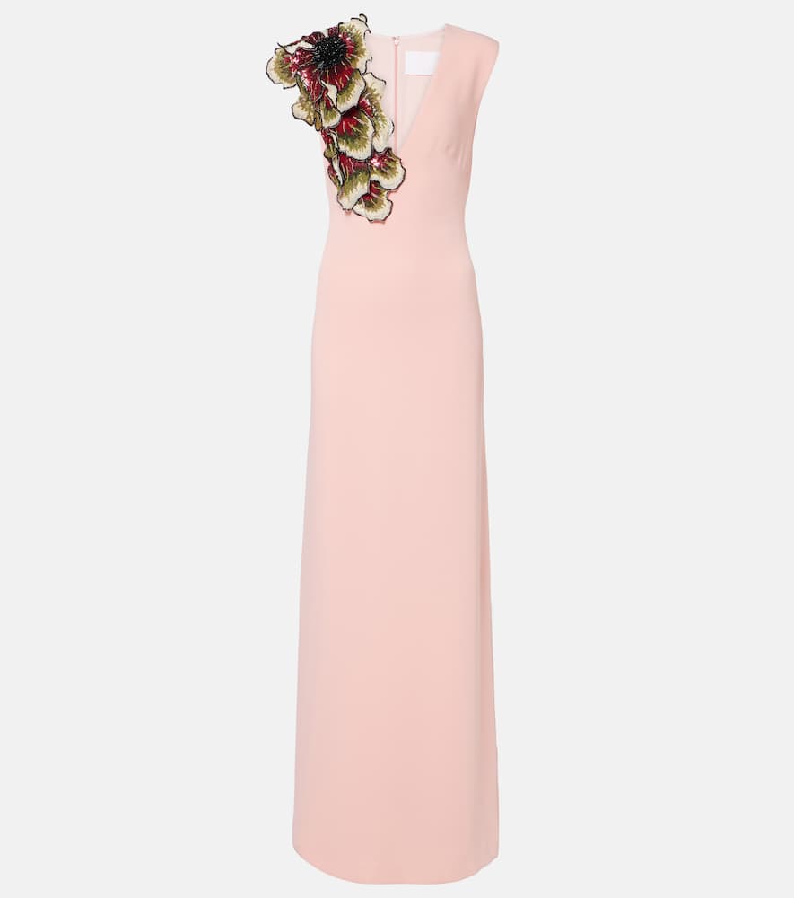 Costarellos Crêpe gown