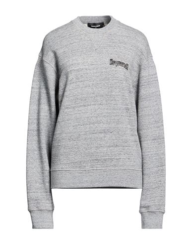 Woman Sweatshirt Grey Size XS Cotton, Elastane