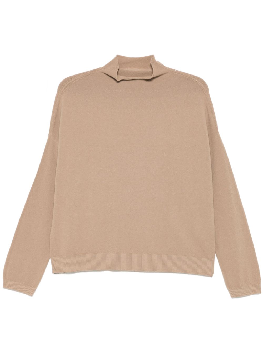 Fine-knit sweater - Black