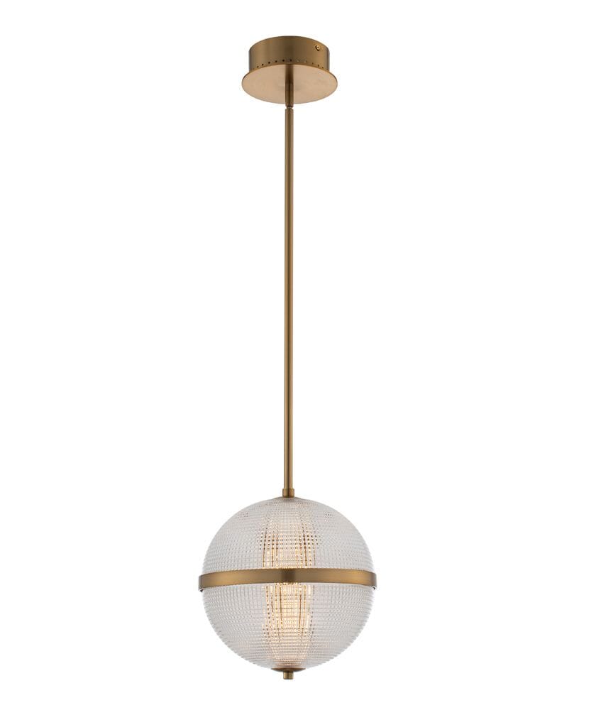 Kalco Portland Contemporary Chandelier in Winter Brass - 512111WB