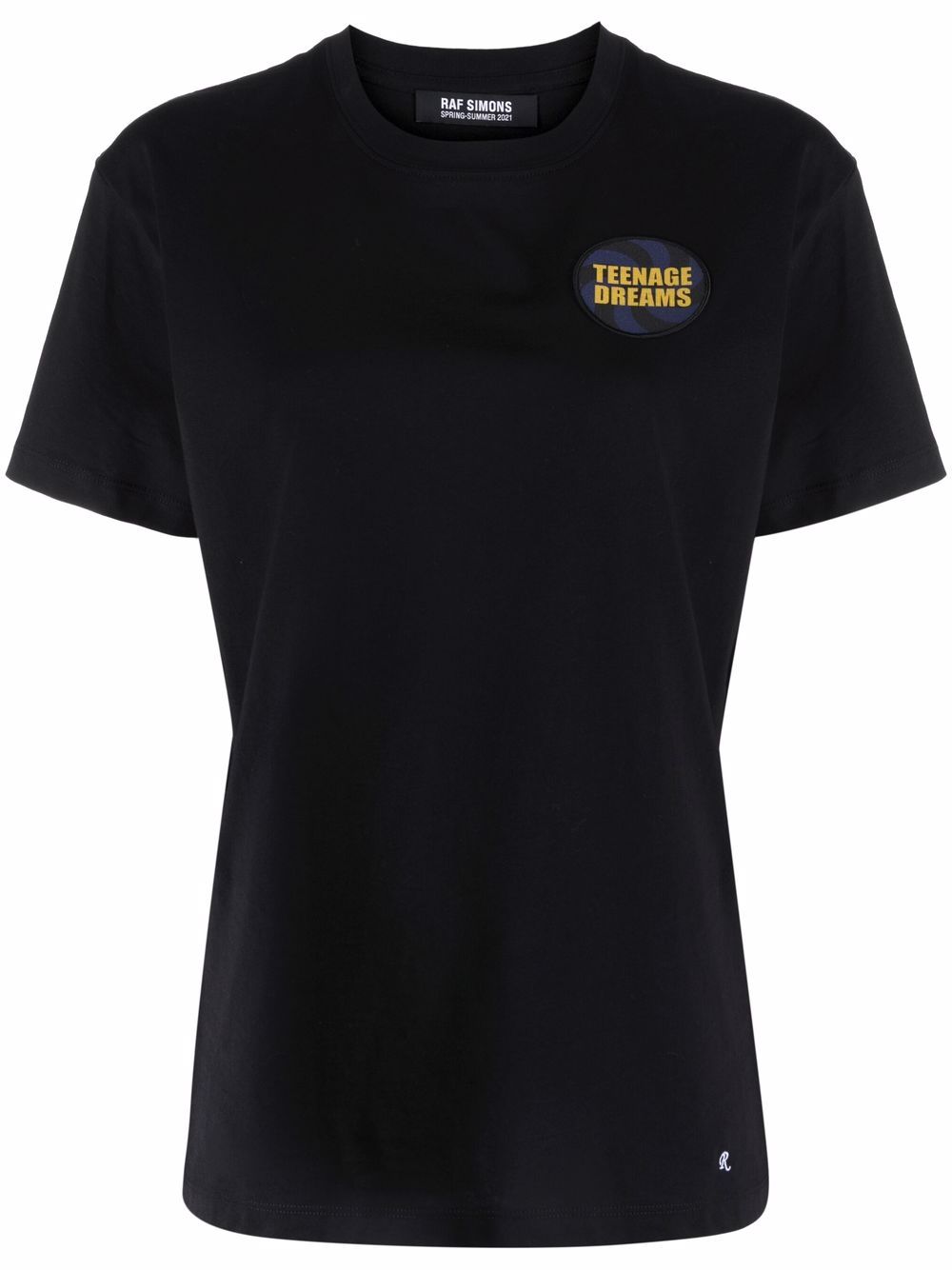 Patch-detail cotton T-Shirt - Black