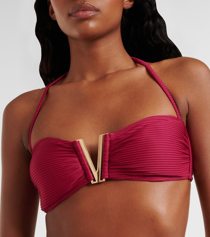 Cassis halterneck bikini top