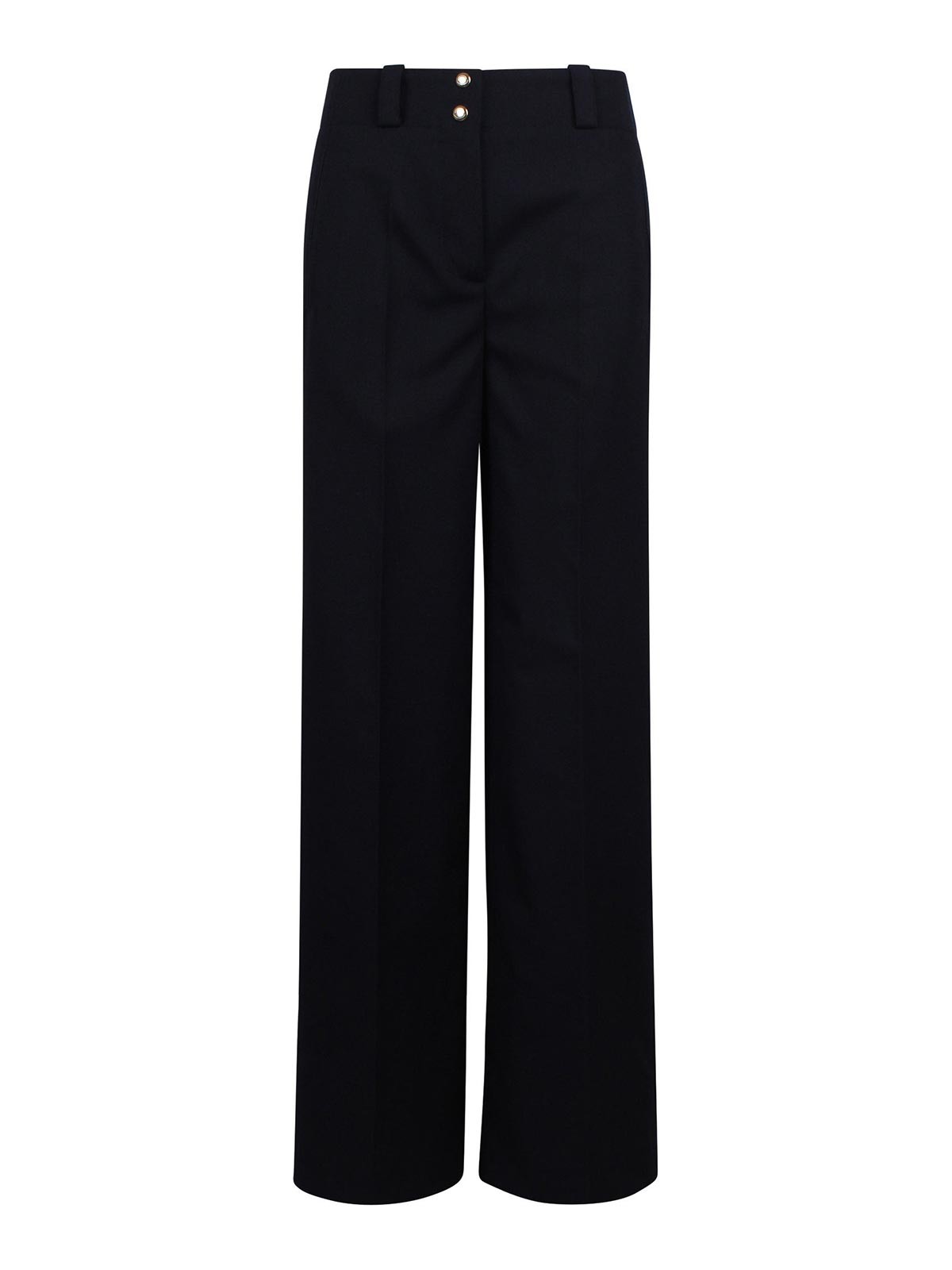 Palazzo trousers with folds