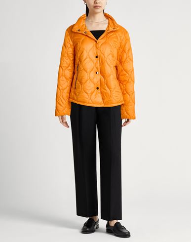 Elena Mirò Woman Puffer Mandarin Size 18 Polyamide