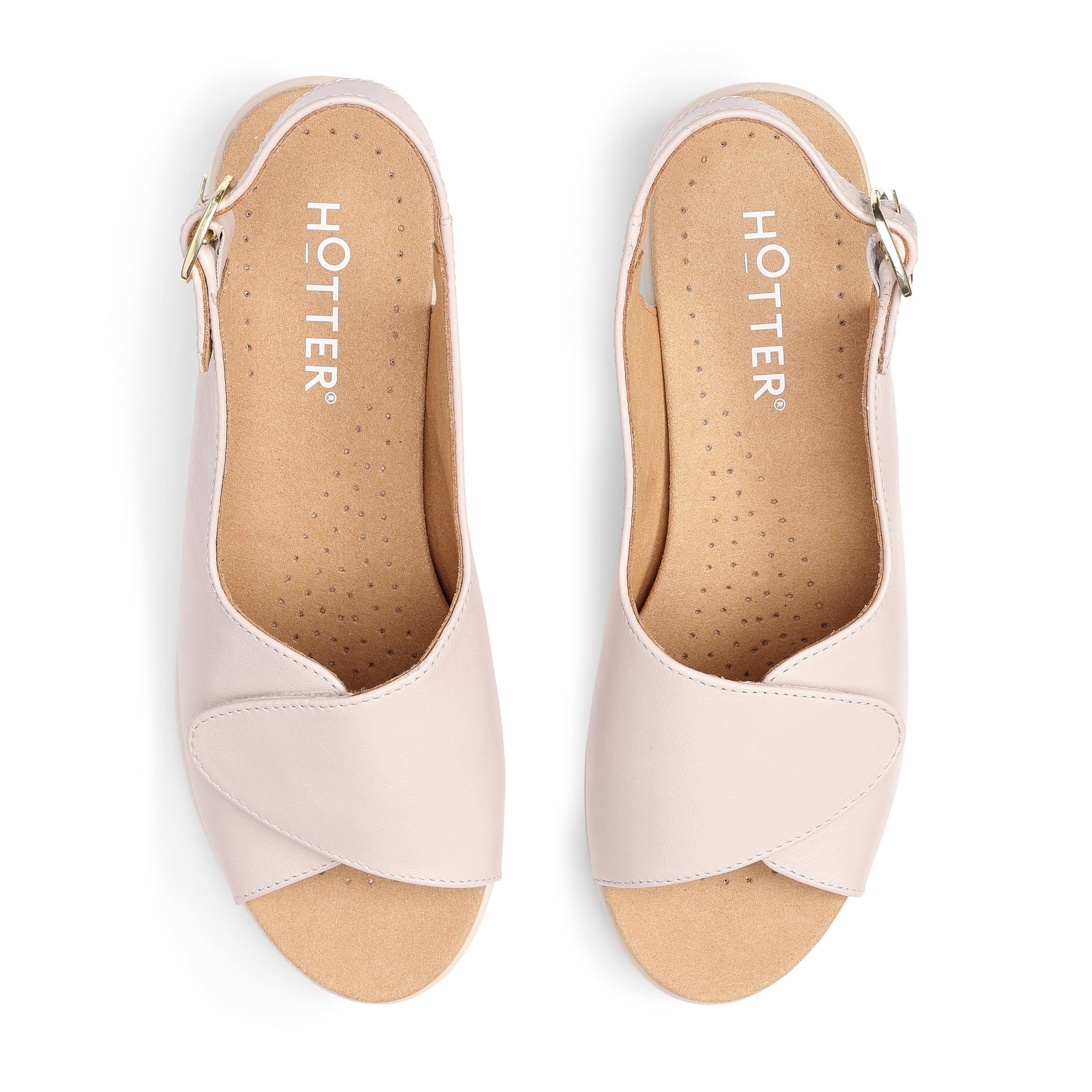Hotter Women's 'Olivia' Sandals in Natura