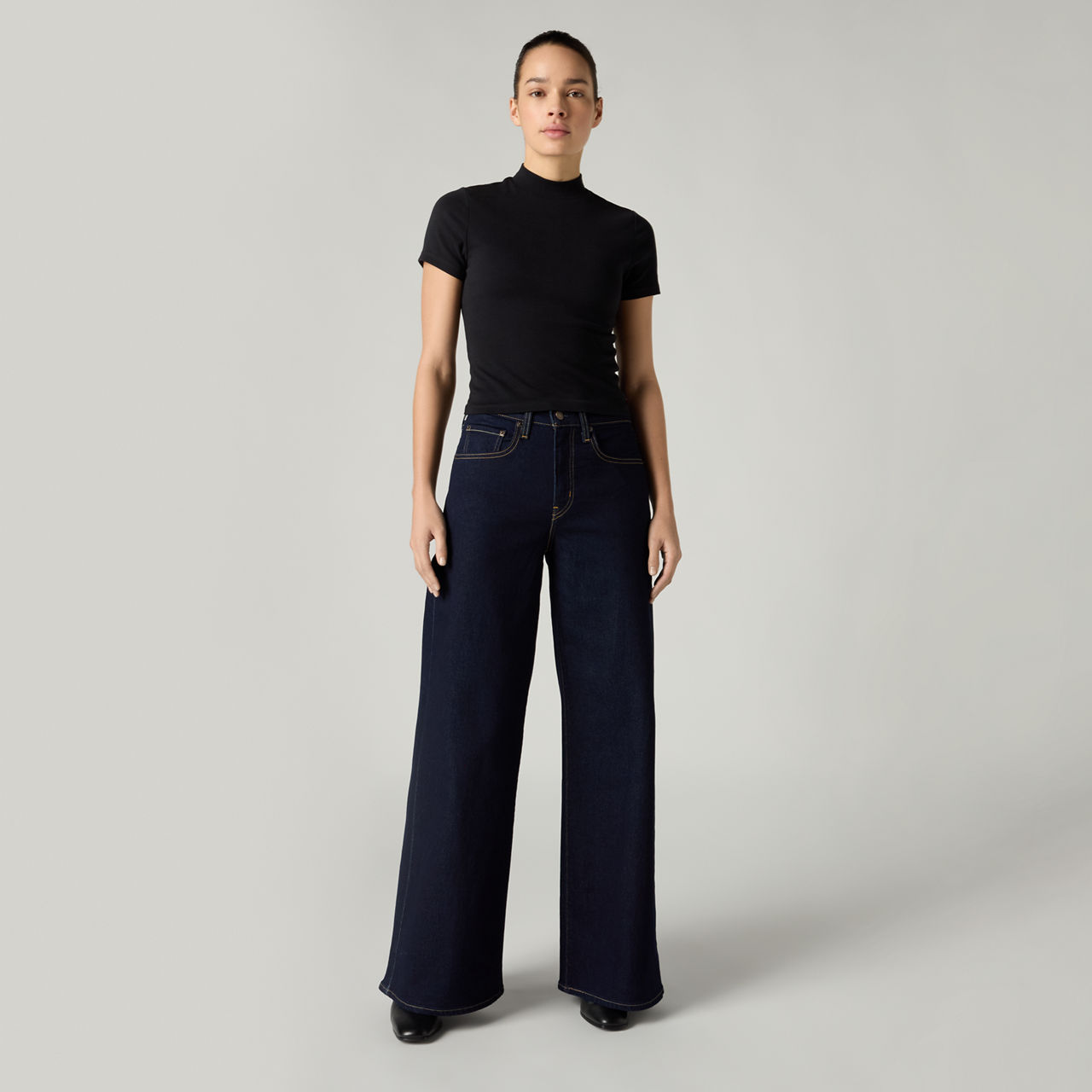 728 High Rise Wide Leg Jeans