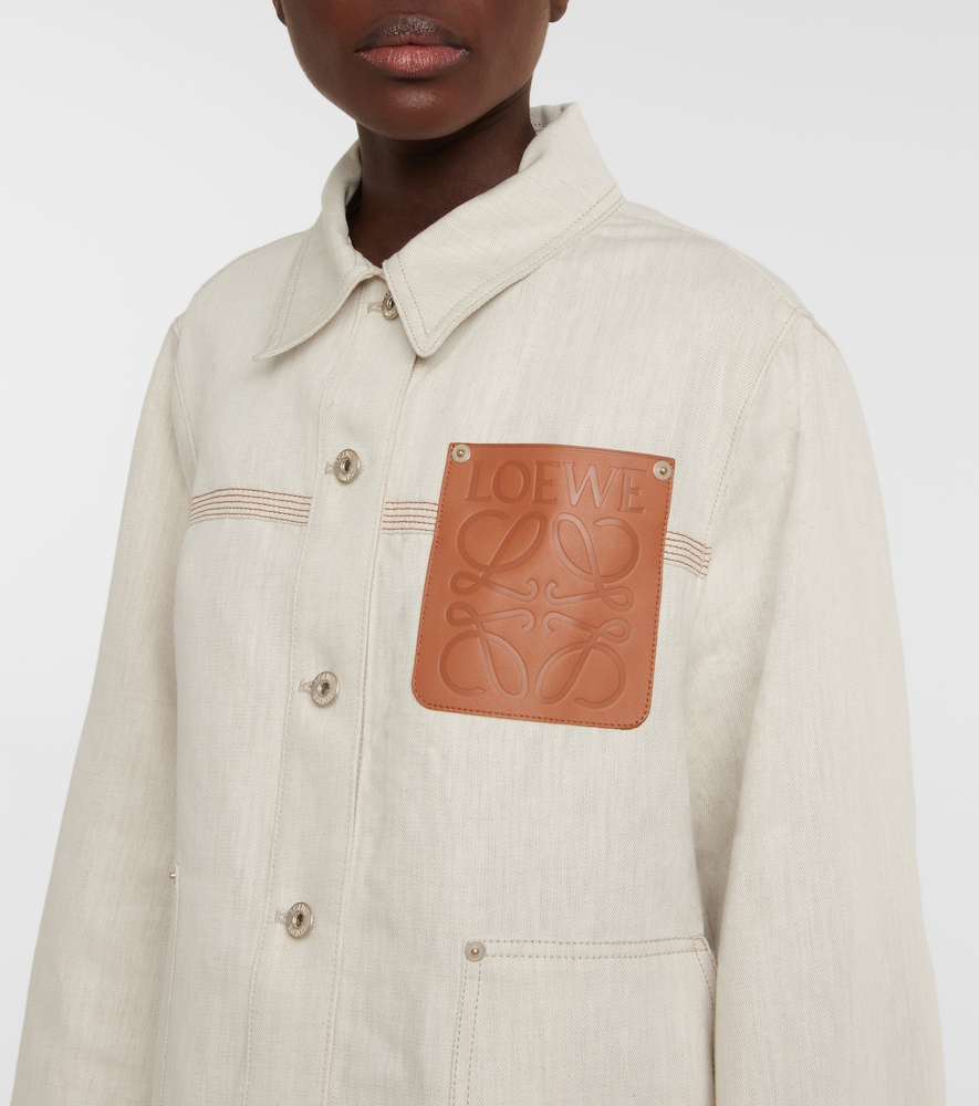 Loewe Anagram cotton and linen jacket