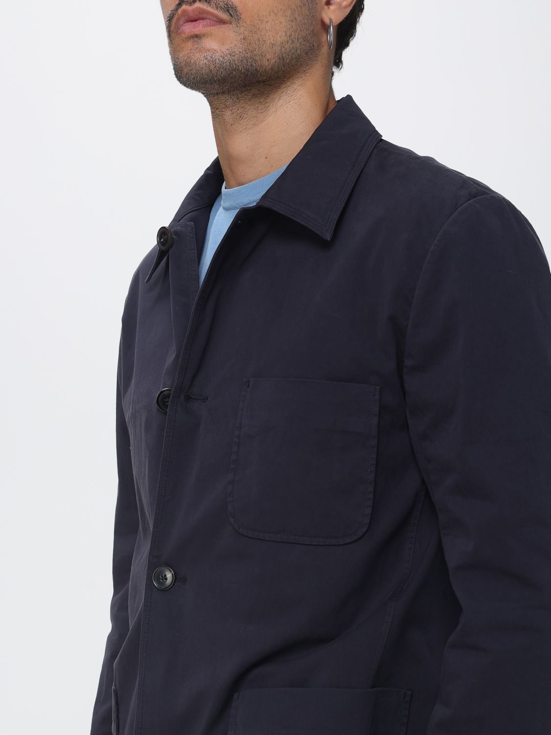 Jacket Men color Blue