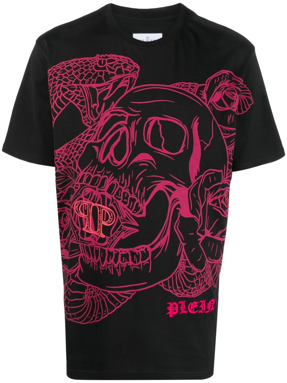 SS Snake round-neck T-shirt - Black