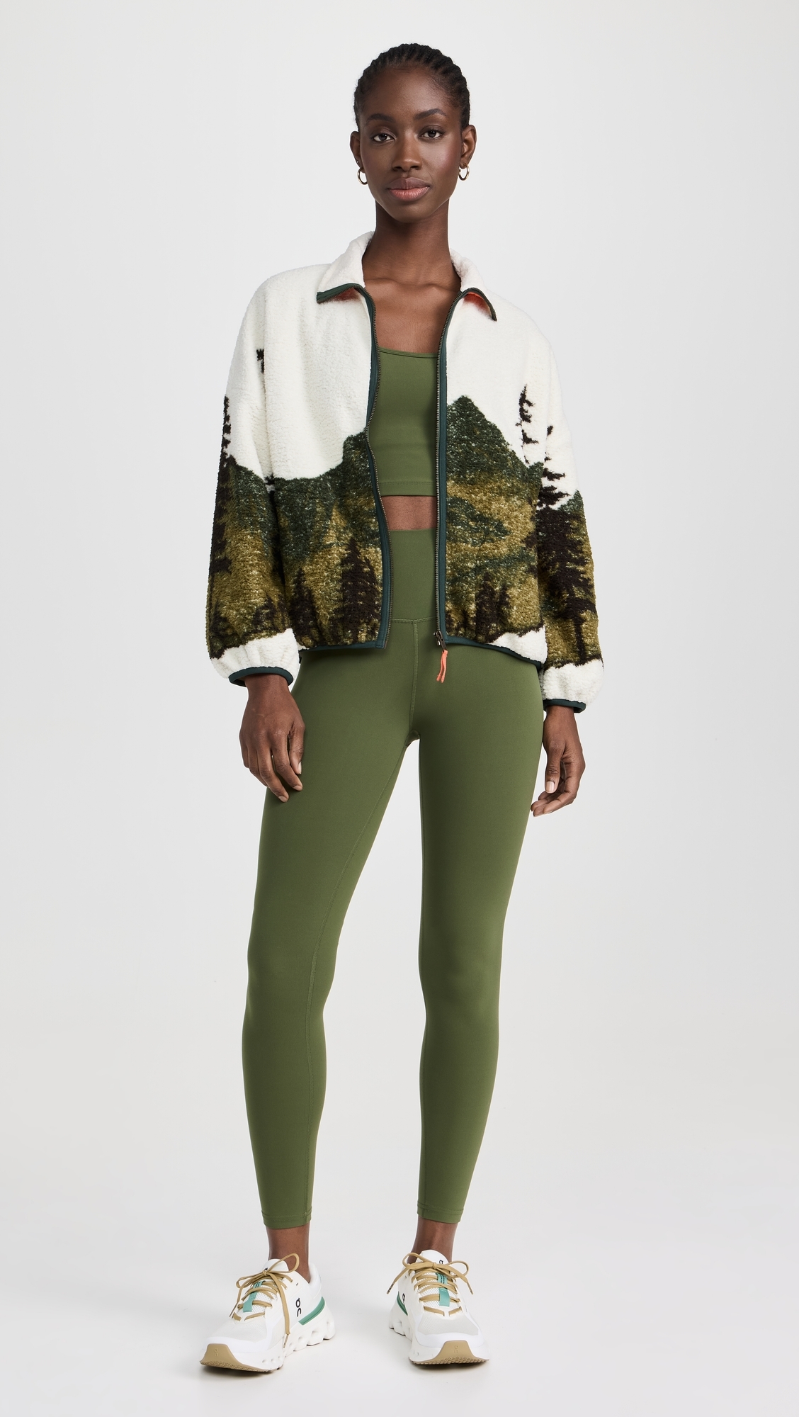 The Plush Terrain Full-Zip Jacket Mountain View Landscape