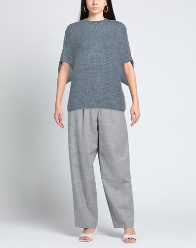 Woman Turtleneck Pastel blue Size XS Mohair wool, Wool, Ecobrass