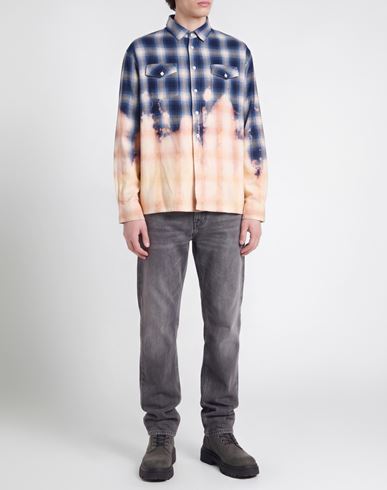 Man Shirt Blue Size M Cotton