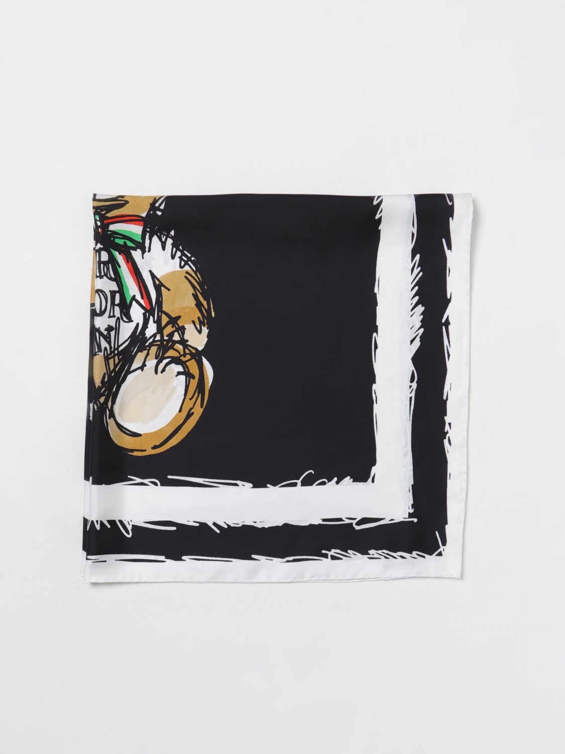 Neck Scarf Woman color Black