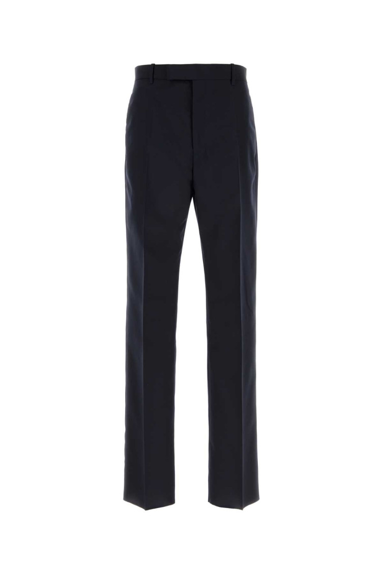 Midnight Blue Wool Pant Exterior: Virgin Pantaloni - Men