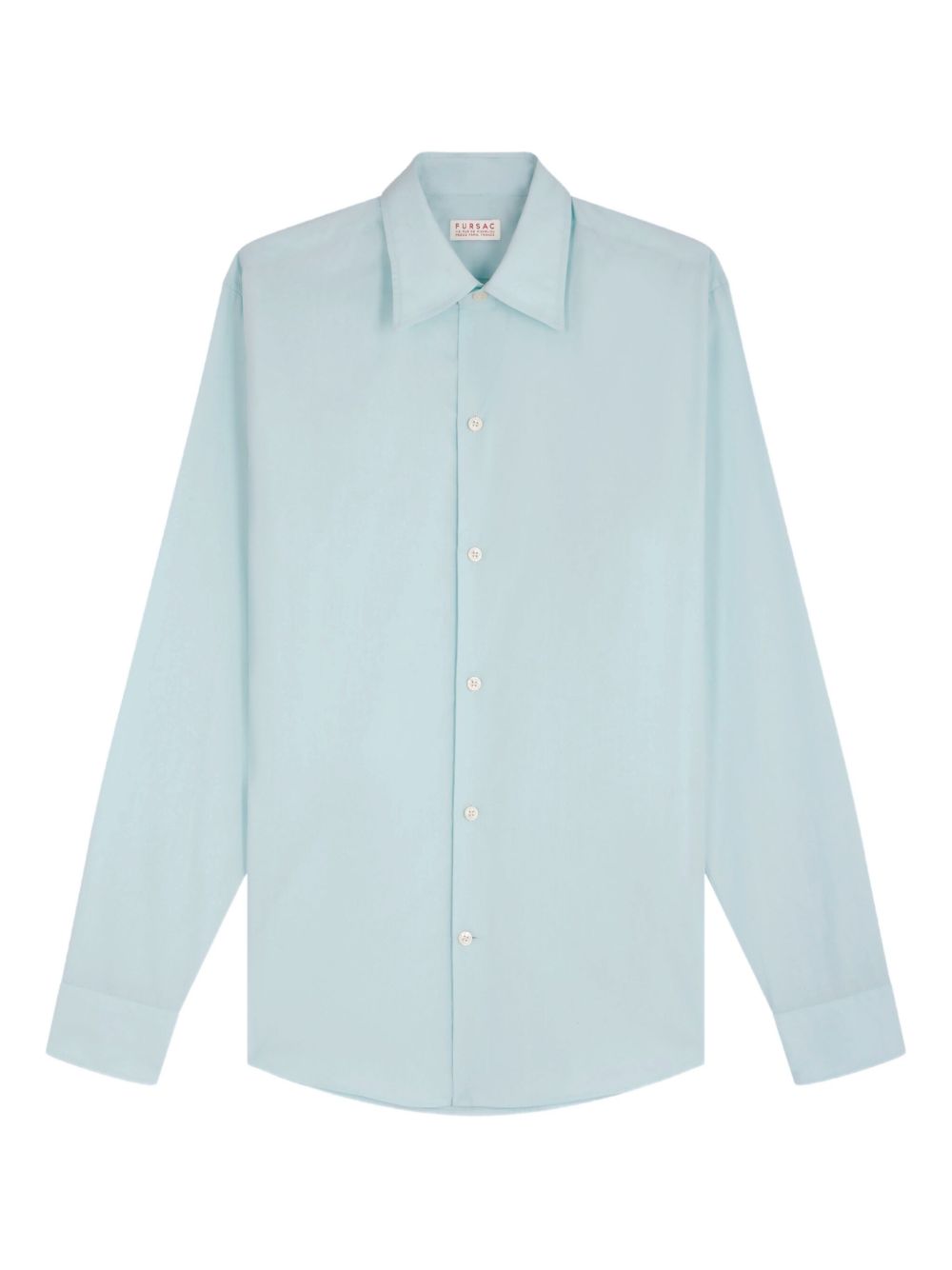 Long-sleeve cotton shirt - Blue