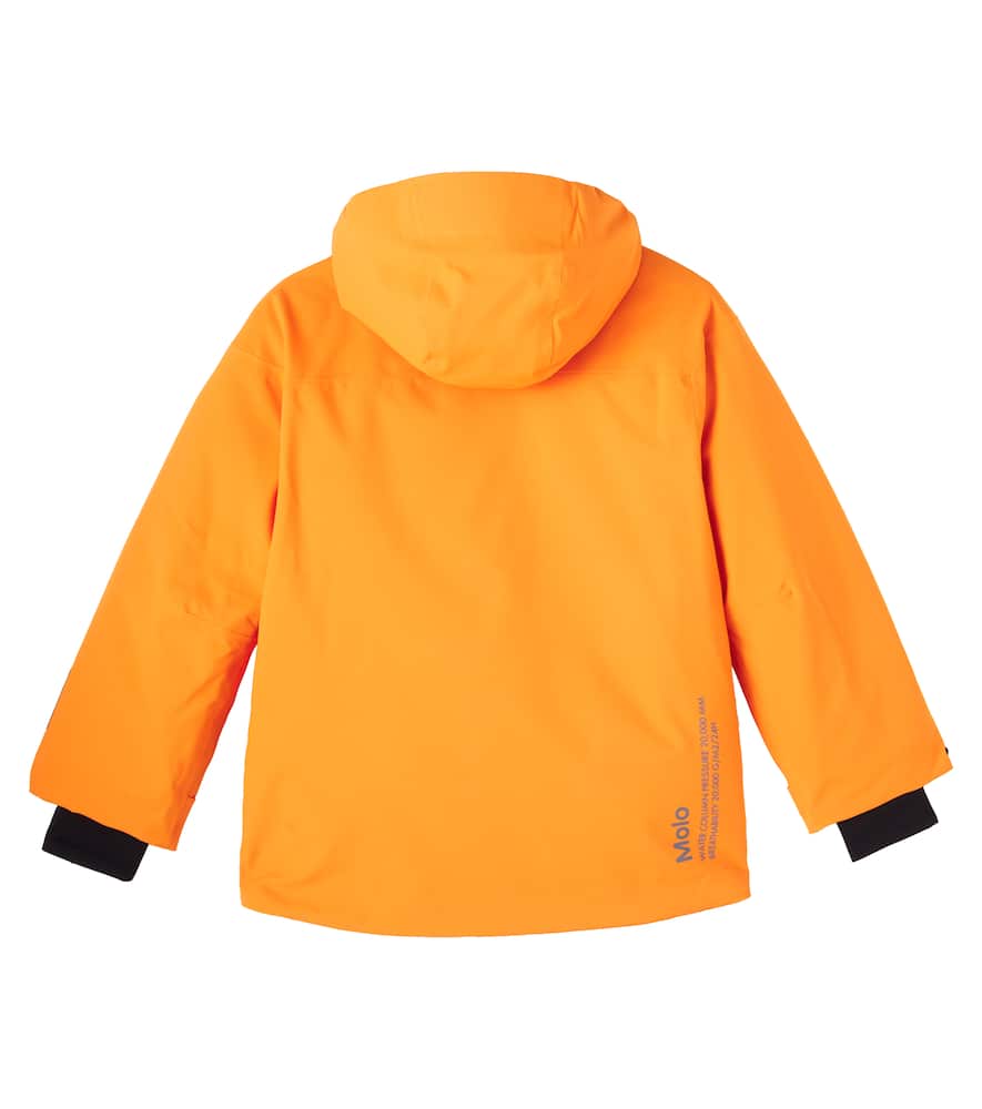 Alpine hooded ski jacket