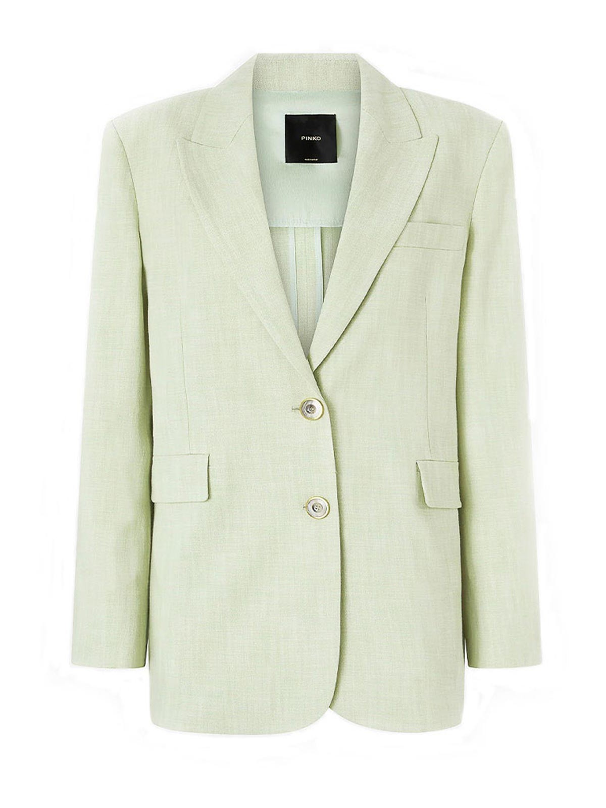 Single-breasted jacket with a rustic effect - 46