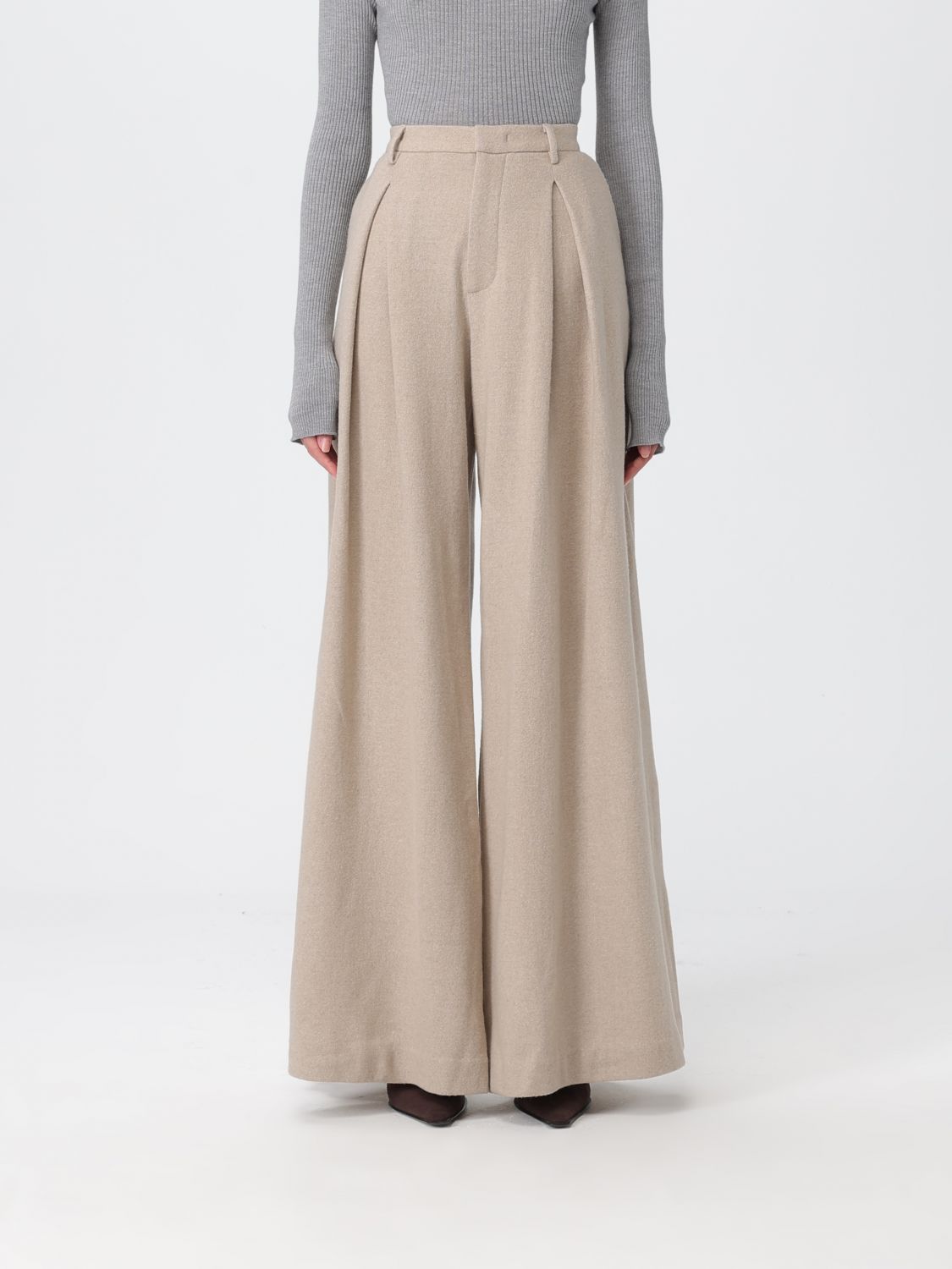 Pants Woman color Sand