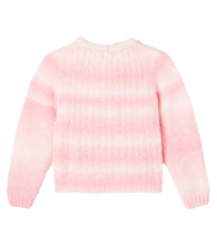 Catania bow-detail striped cardigan