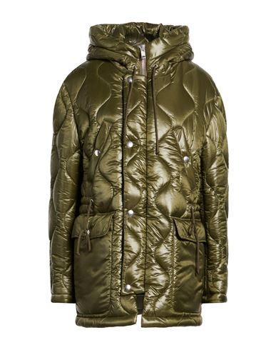 Woman Puffer Military green Size S Polyester, Polyamide, Polypropylene
