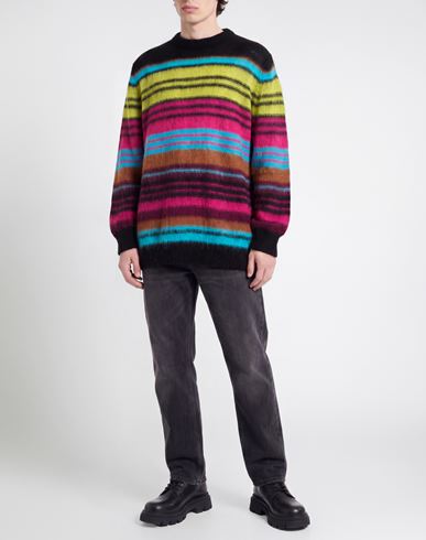Man Sweater Magenta Size 36 Mohair wool, Polyamide, Wool