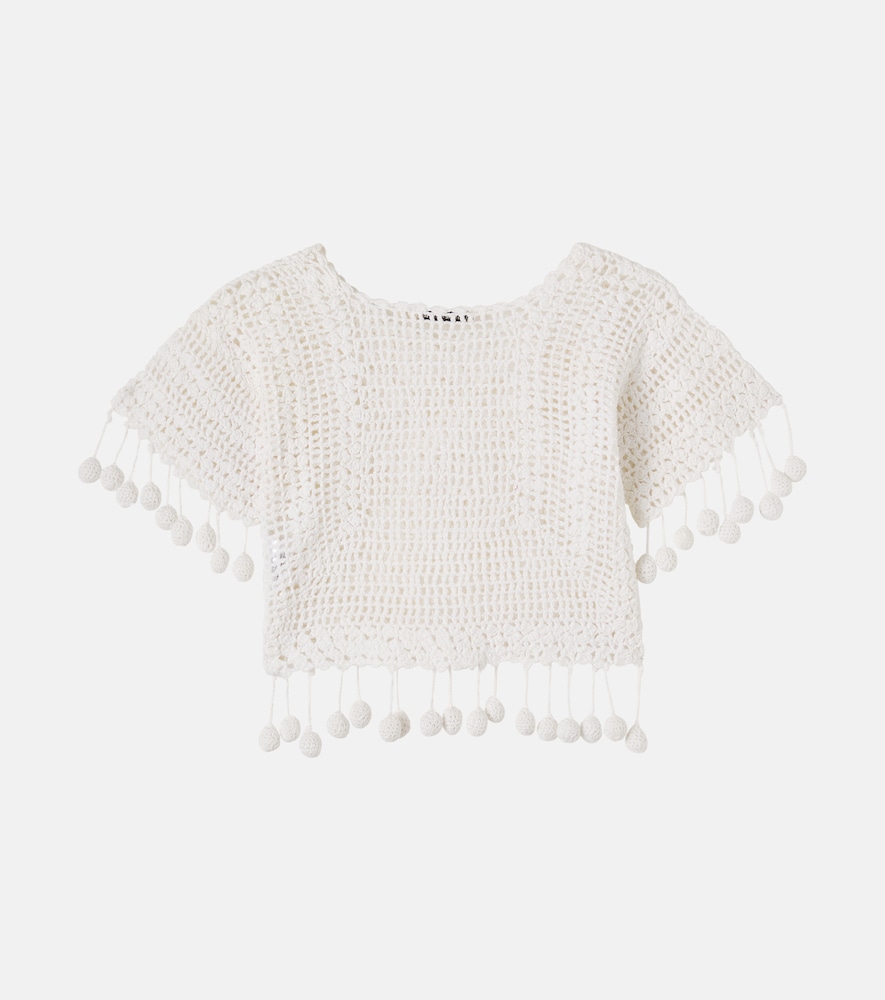 Jade crocheted cotton top
