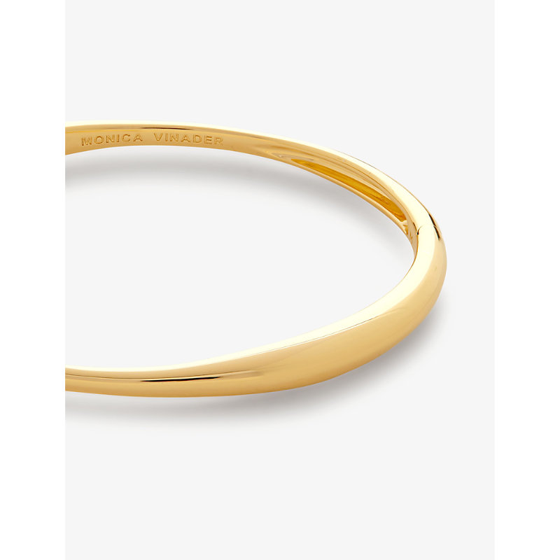 Womens Yellow Gold Nura Reef 18ct Yellow Gold-plated Vermeil Sterling-silver Bangle
