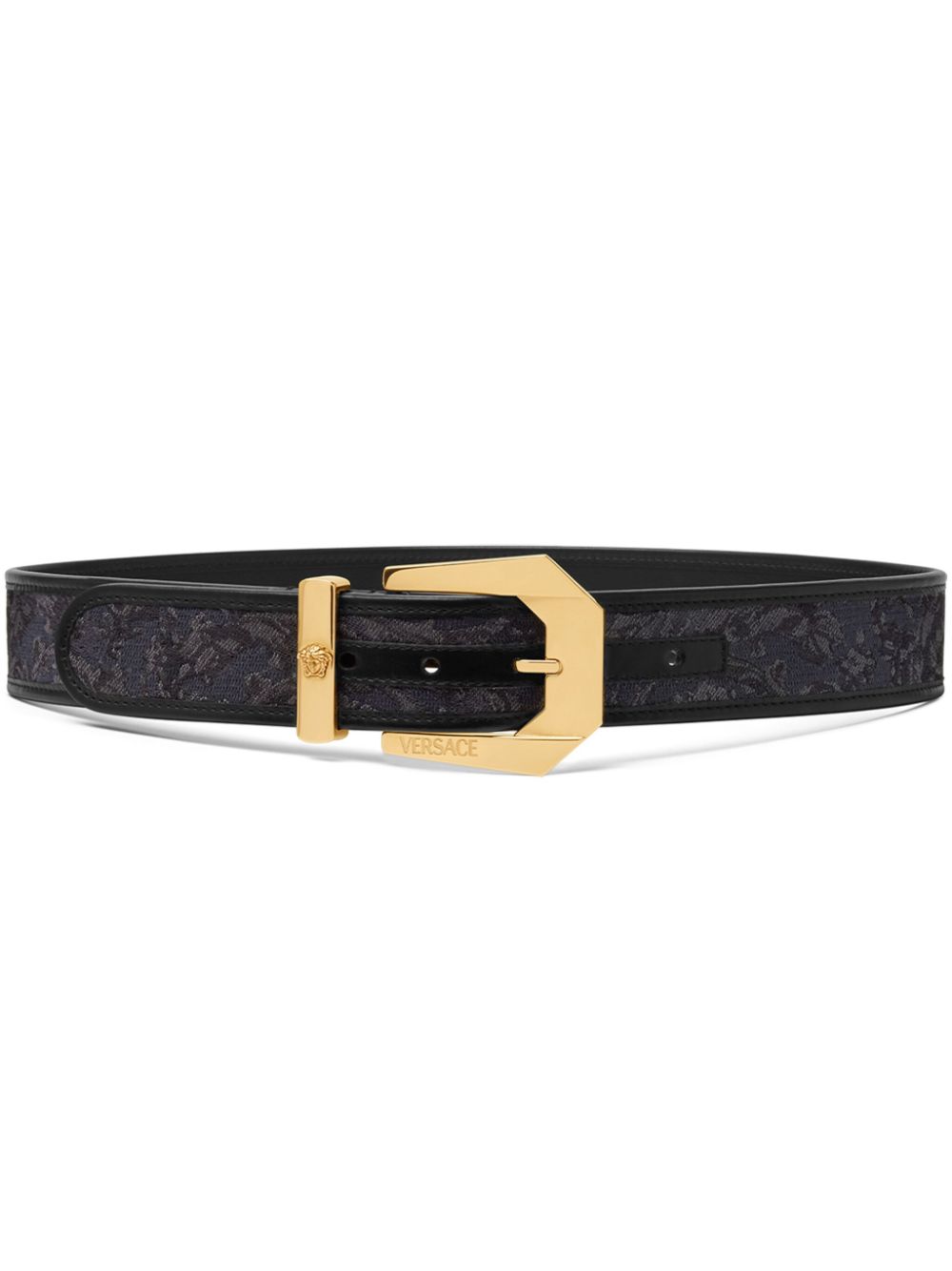 Barocco Medusa Heritage leather belt - Pink