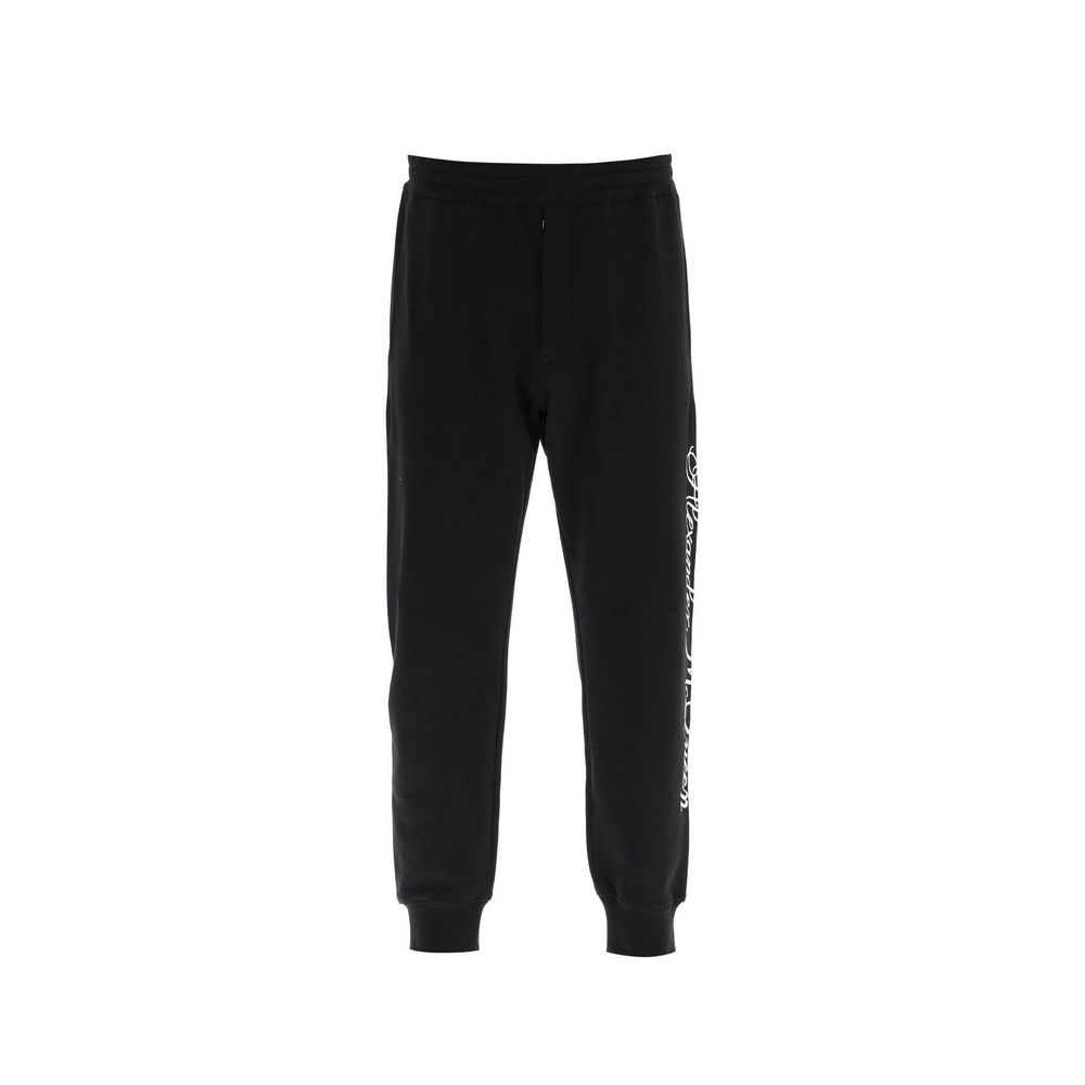 Cotton Joggers — Black