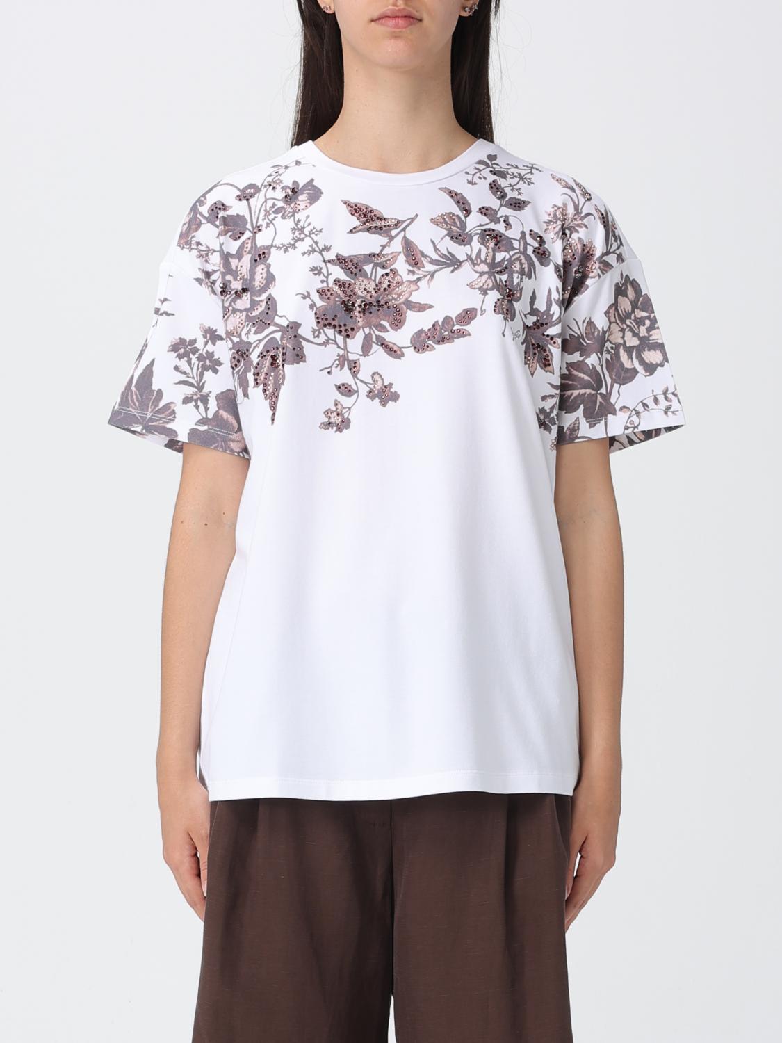 T-Shirt Woman color Copper Red
